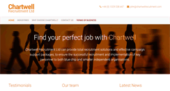 Desktop Screenshot of chartwellrecruitment.com